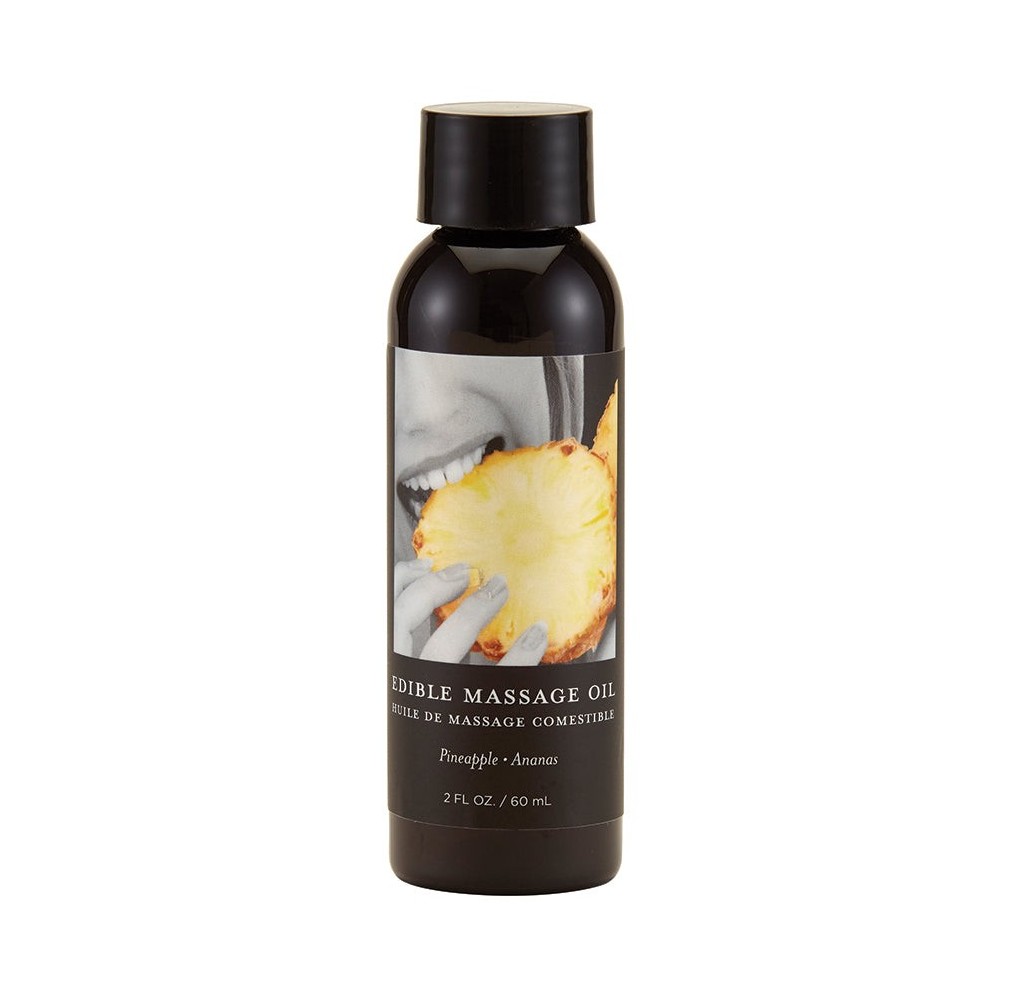 Earthly Body Edible Massage Oil-Pineapple 2oz